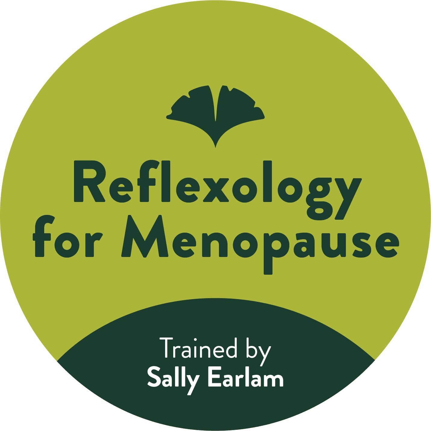 Reflexology for Menopause logo by Sally Earlam Training